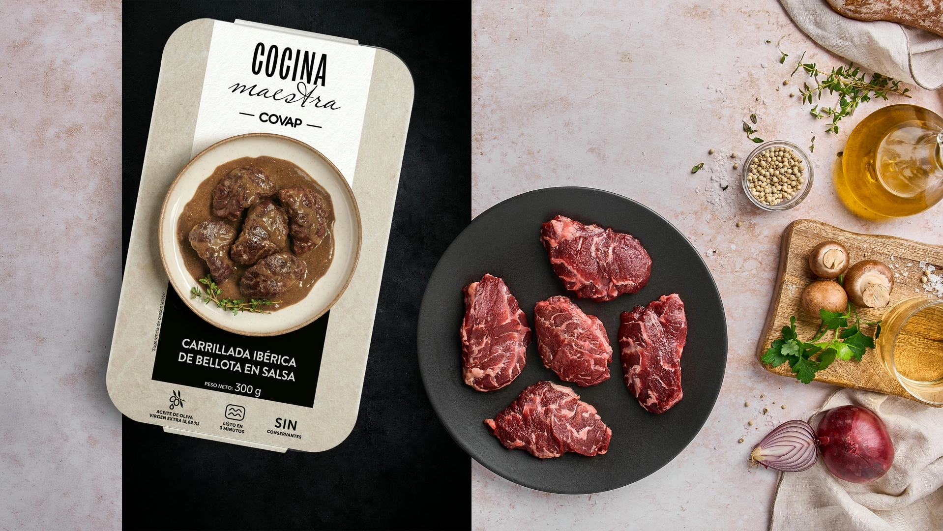 Carrillada ibérica de bellota en salsa